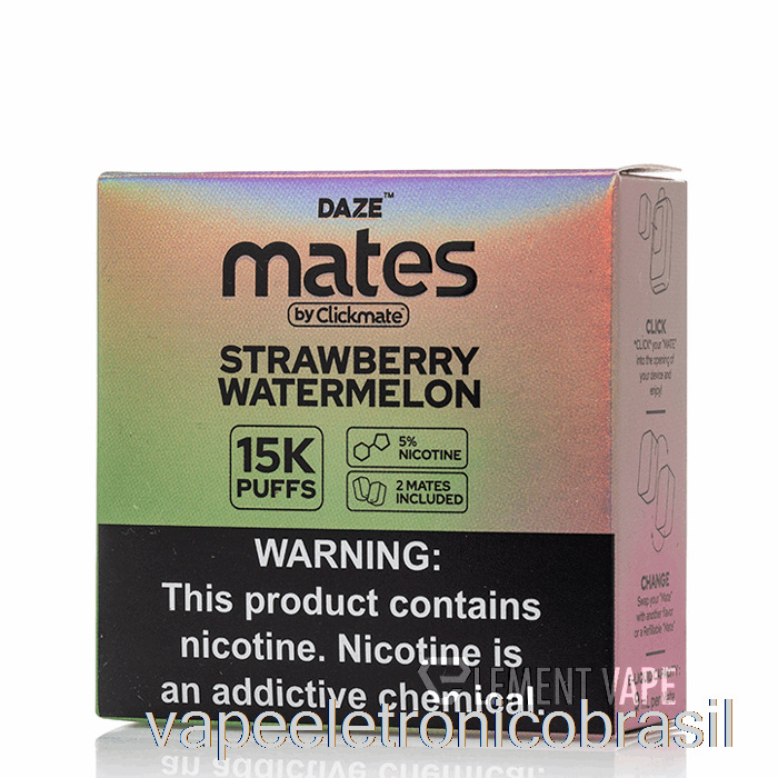 Vape Vaporesso 7 Daze Mate Pods Morango Melancia